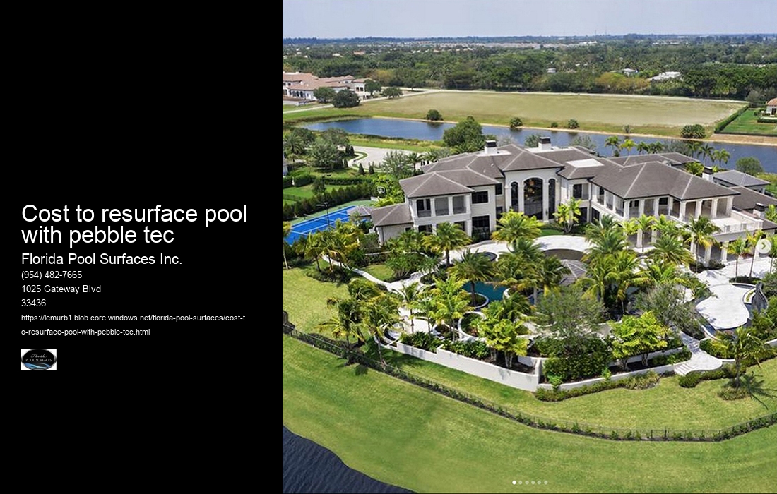 cost to resurface pool with pebble tec