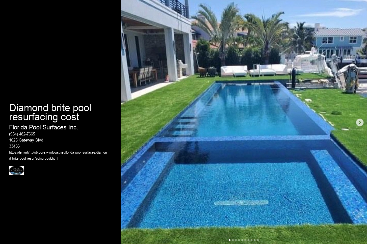 diamond brite pool resurfacing cost