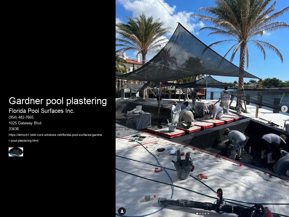 gardner pool plastering
