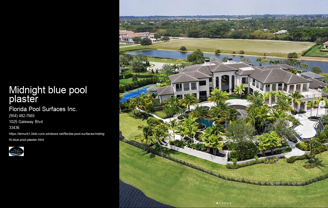 midnight blue pool plaster