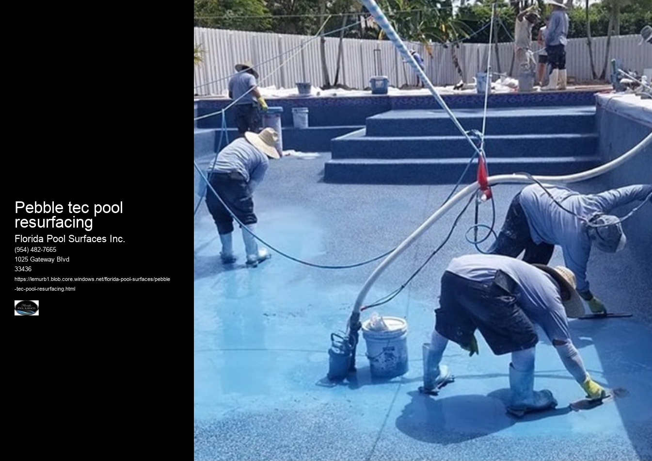 pebble tec pool resurfacing