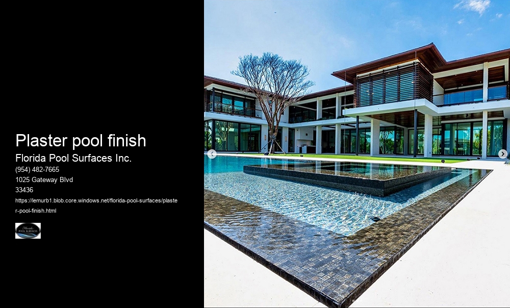 plaster pool finish
