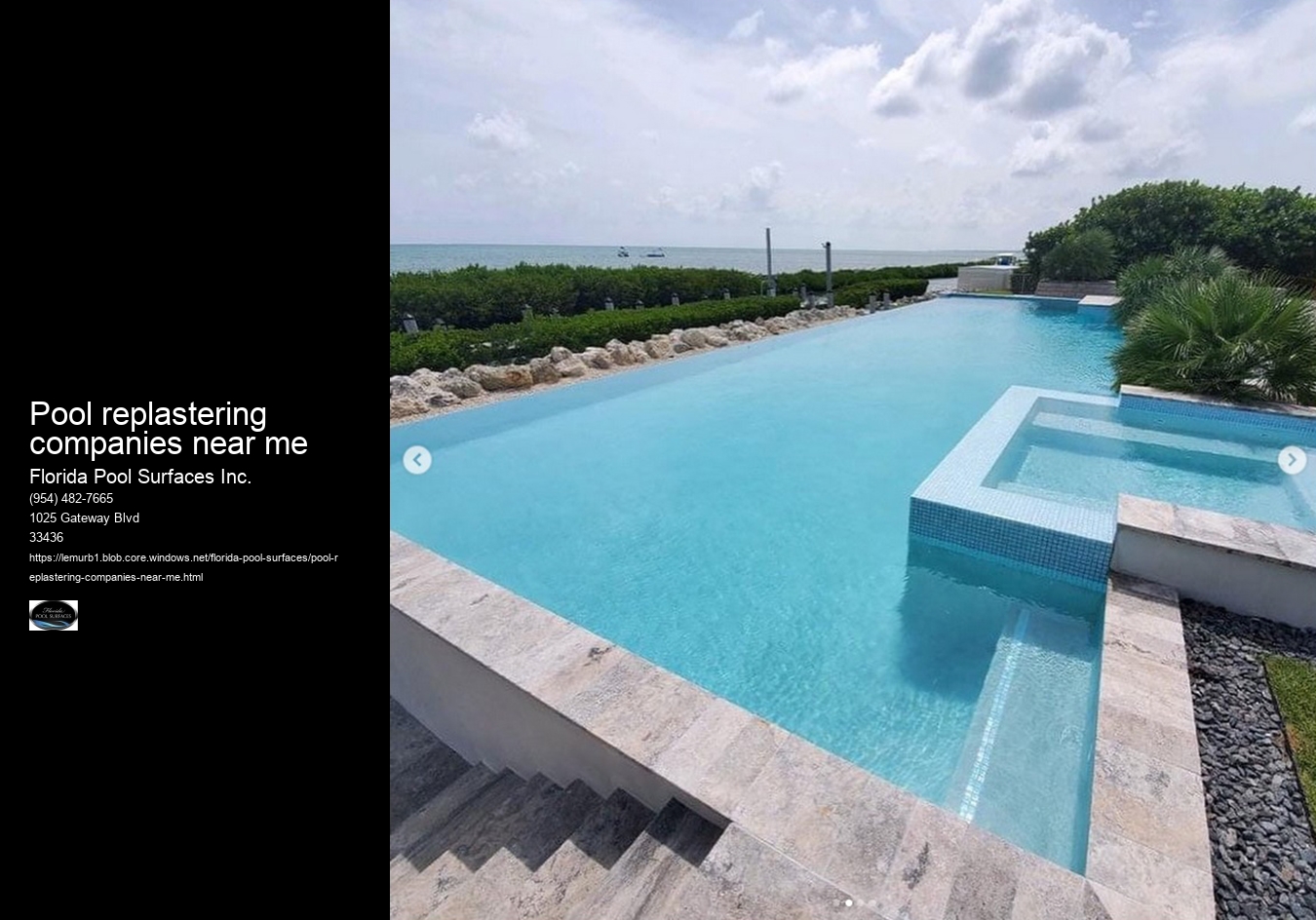 pool replastering companies near me