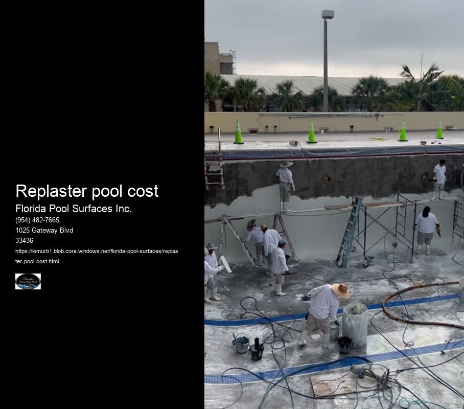 replaster pool cost