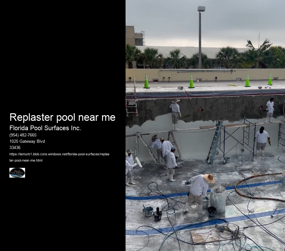 replaster pool near me