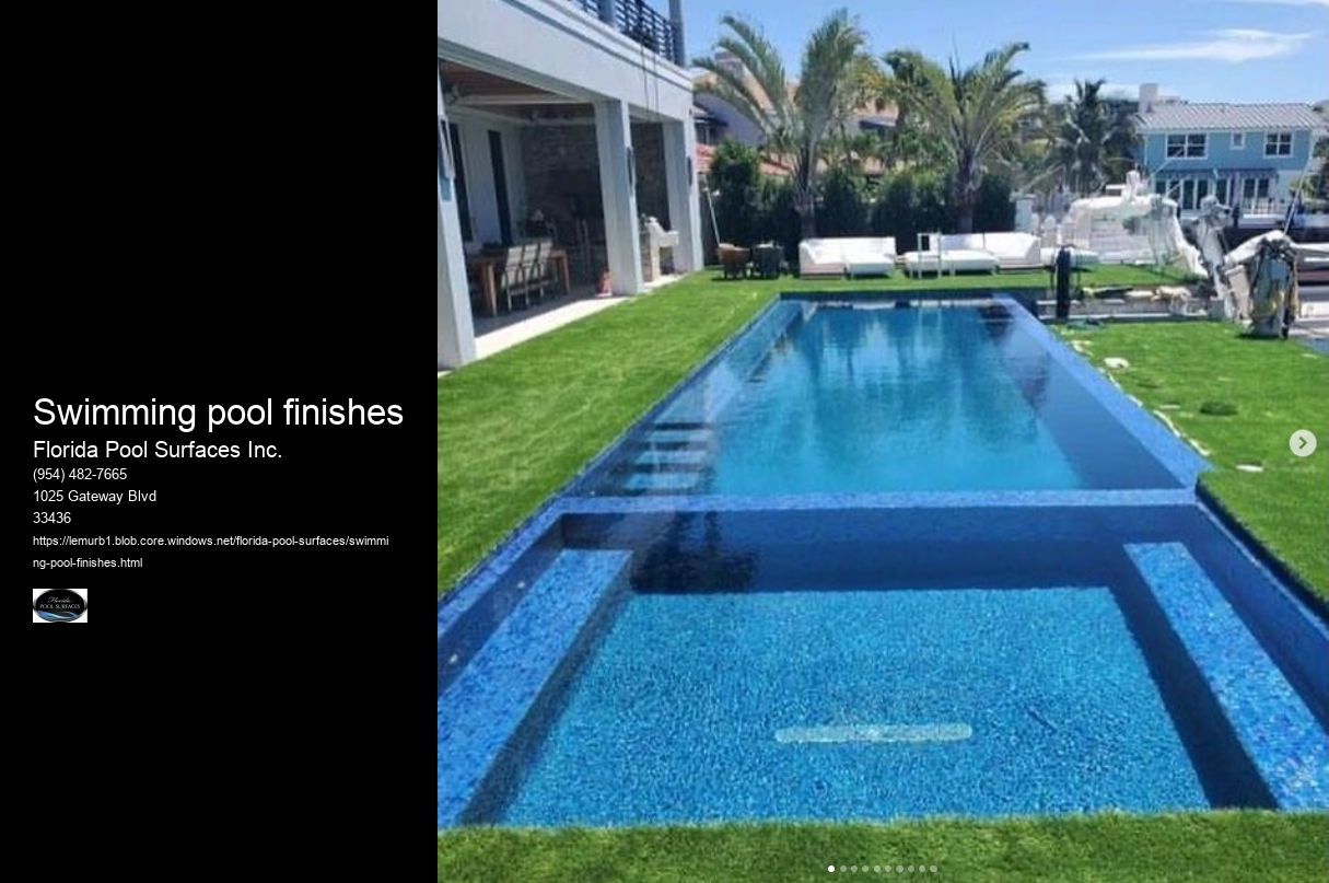 swimming pool finishes